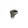 raccord chaudière mâle excentré - conduit de fumée double paroi isolé raccord chaudière mâle excentré - conduit de fumée double paroi isolé