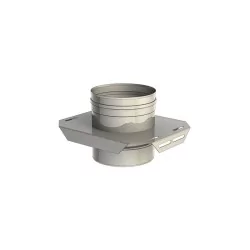 plaque de support réglable - conduit de fumée simple paroi