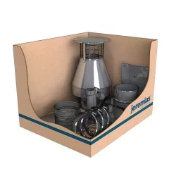 kit de base EW-3CEp SHUNT - conduit collectif simple paroi rénovation