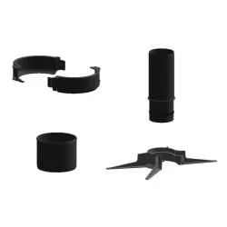 kit de connexion flexible - conduit de fumée condensation simple paroi