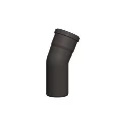 coude 30 - conduit de fumée condensation simple paroi