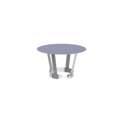 raccord visser N1 EW vers FLEX - conduit de fumée flexible double peau