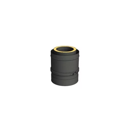 Élément droit réglable 250 320 mm inox noir triple paroi isolé pour — free download