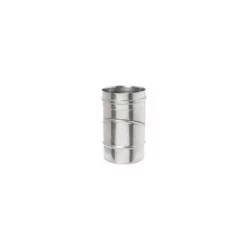 coude orientable 0 à 45 degrés - conduit de fumée simple paroi inox épaisseur 0