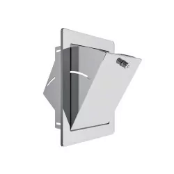 porte de chargement basculante inox 340-450 mm - conduit descente de linge
