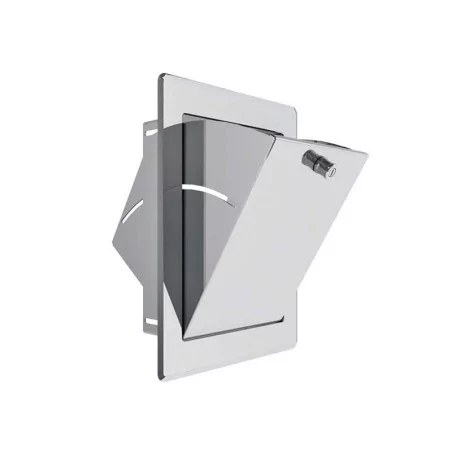 porte de chargement basculante inox 340-450 mm - conduit descente de linge porte de chargement basculante inox 340-450 mm - conduit descente de linge