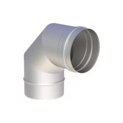 Coude 87 inox simple paroi gamme FU