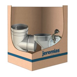 Kit stabilisateur de tirage pour conduit de fumée simple paroi