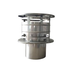 Chapeau inox anti-pluie et protection vent - Accessoire conduit de fumée simple paroi gamme FU