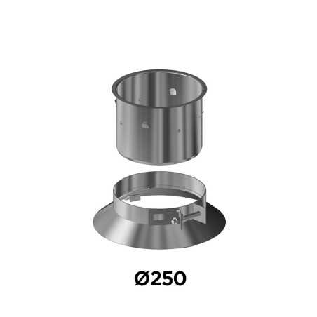 Embout de protection pour tubage flexible inox avec collerette renforcée - Jeremias Embout de protection pour tubage flexible inox avec collerette renforcée - Jeremias