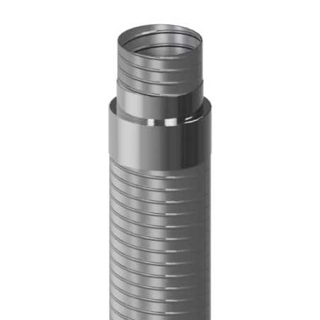 Tubage flexible inox double paroi isolé 25 mm en fibre céramique - Jeremias Tubage flexible inox double paroi isolé 25 mm en fibre céramique - Jeremias