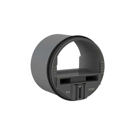 Régulateur de débit réglable pour bouche d'extraction