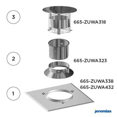Accessoires tubage flexible isolé Jeremias